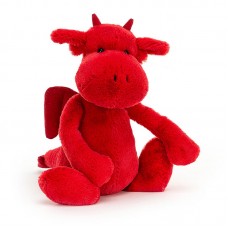 Jellycat 害羞红龙（31厘米x12厘米）